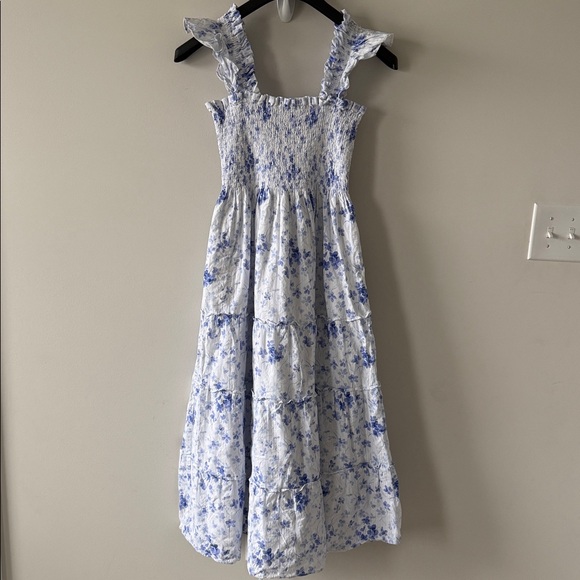 Hill house Floral Blue and White Women's Dress S - Picture 5 of 9